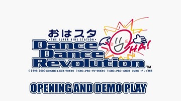 Oha-Studio Dance Dance Revolution Japan Playstation (Opening and Demo)