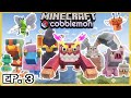 INSANE SHINY Luck and Fossil Finds in Cobblemon! | Cobblemon Ep. 3