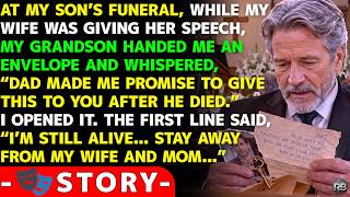 At My Son’s Funeral, My Grandson Gave Me an Envelope—Inside It Said, “I’m Still Alive, Stay Away...”