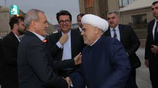 İran İslam Respublikasının Prezidenti Məsud Pezeşkian Bibiheybət Məscidini Ziyarət Edib