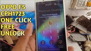 How To Unlock CPH1723 | How To Remove Oppo F5 Password Pattren + Frp | Oppo F5 ko Kasay ko lai