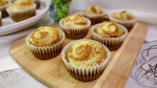 Easy Pumpkin Cream Cheese Muffins