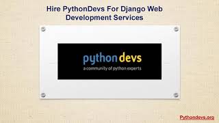 Python Django Development Services