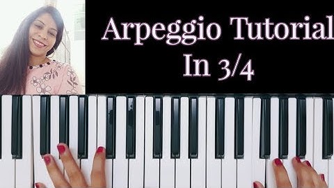 Piano Arpeggios Tutorial in Waltz Style (3/4)