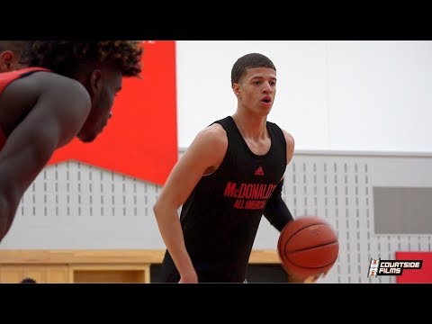 Louisville Commit Samuell Williamson Boosts Pro Stock In Front of NBA Scouts @ McDAAG Practice!