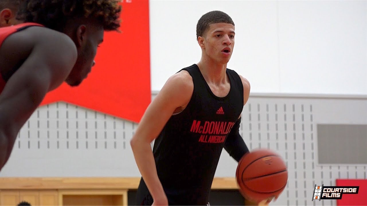 Louisville Commit Samuell Williamson Boosts Pro Stock In Front of NBA Scouts @ McDAAG Practice!