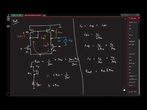 Thumbnail for Lecture 3: Input and output common mode range &  slew rate in 5-transistor differential amplifier