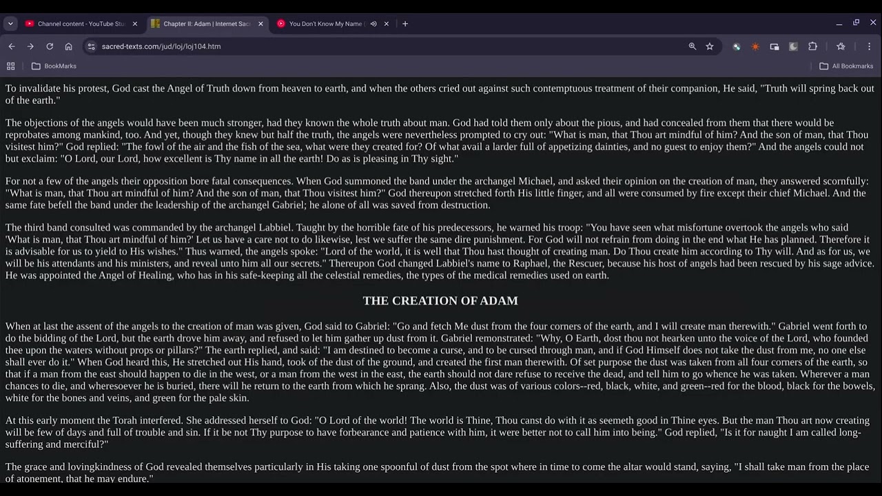 Creation Via LEgends of the JEws Part 2ooze