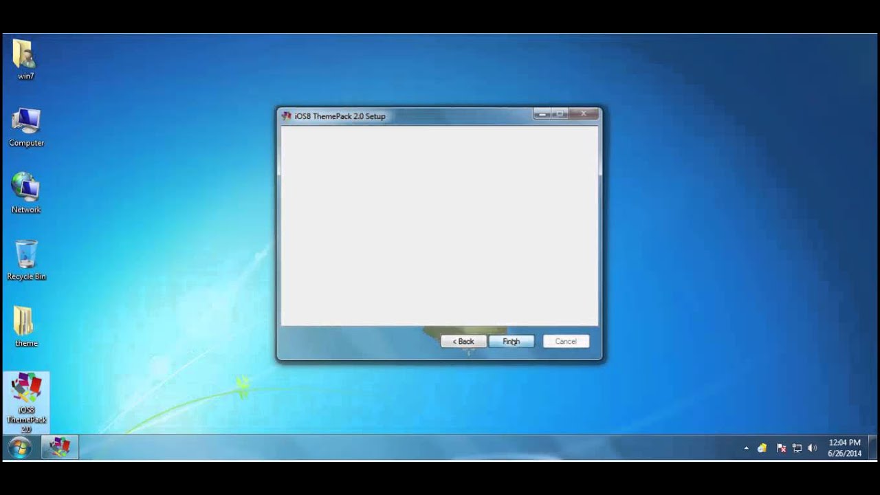 iOS8 ThemePack win7
