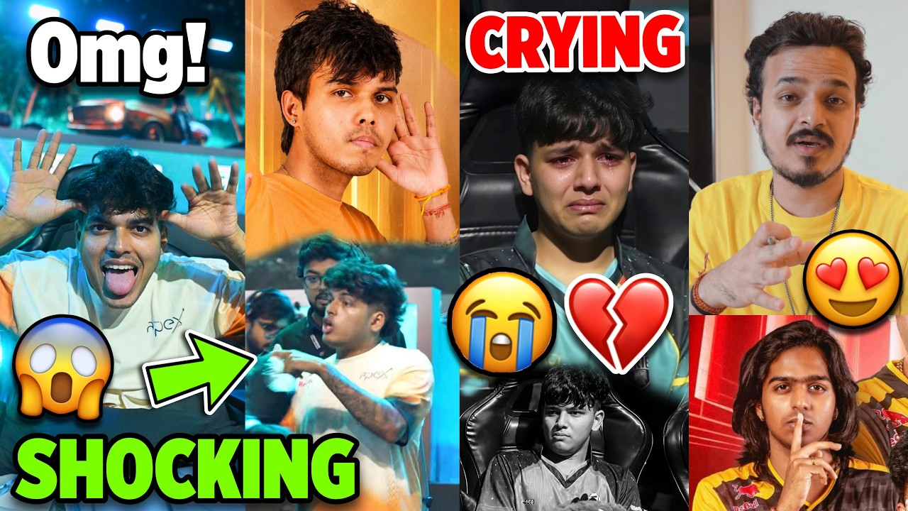 Team Apex SHOCKED All😍 But Jonathan😮 CRYING on Stage Dhruv💔 into BMPS Grand Finals🚨 S8uL Wow, BGMI