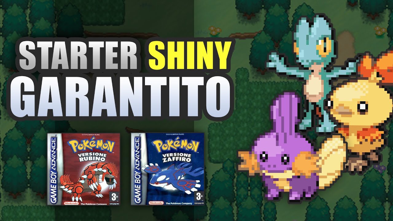 [Tutorial] STARTERS SHINY GARANTITI in Pokèmon Rubino e Zaffiro YouTube