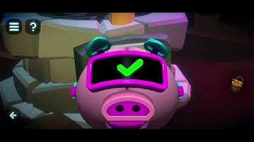 Tiny Robots Portal Escape. Mirrored Fangs. 3 Stars Walkthrough.