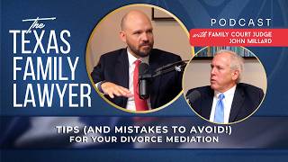 Details Tips (and Mistakes to Avoid!) for your Divorce Mediation with Family Court Judge John Millard Update