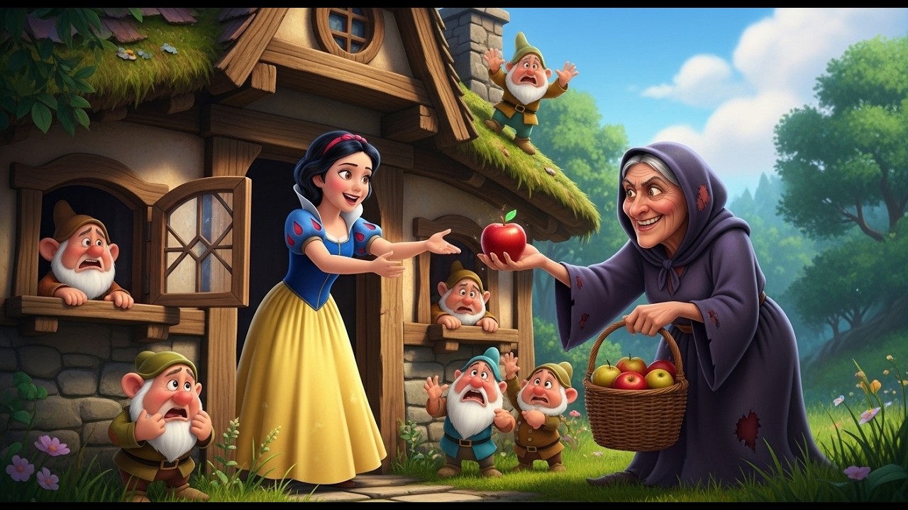 Snow White and the Seven Dwarfs – Full Story for Kids 🍎✨