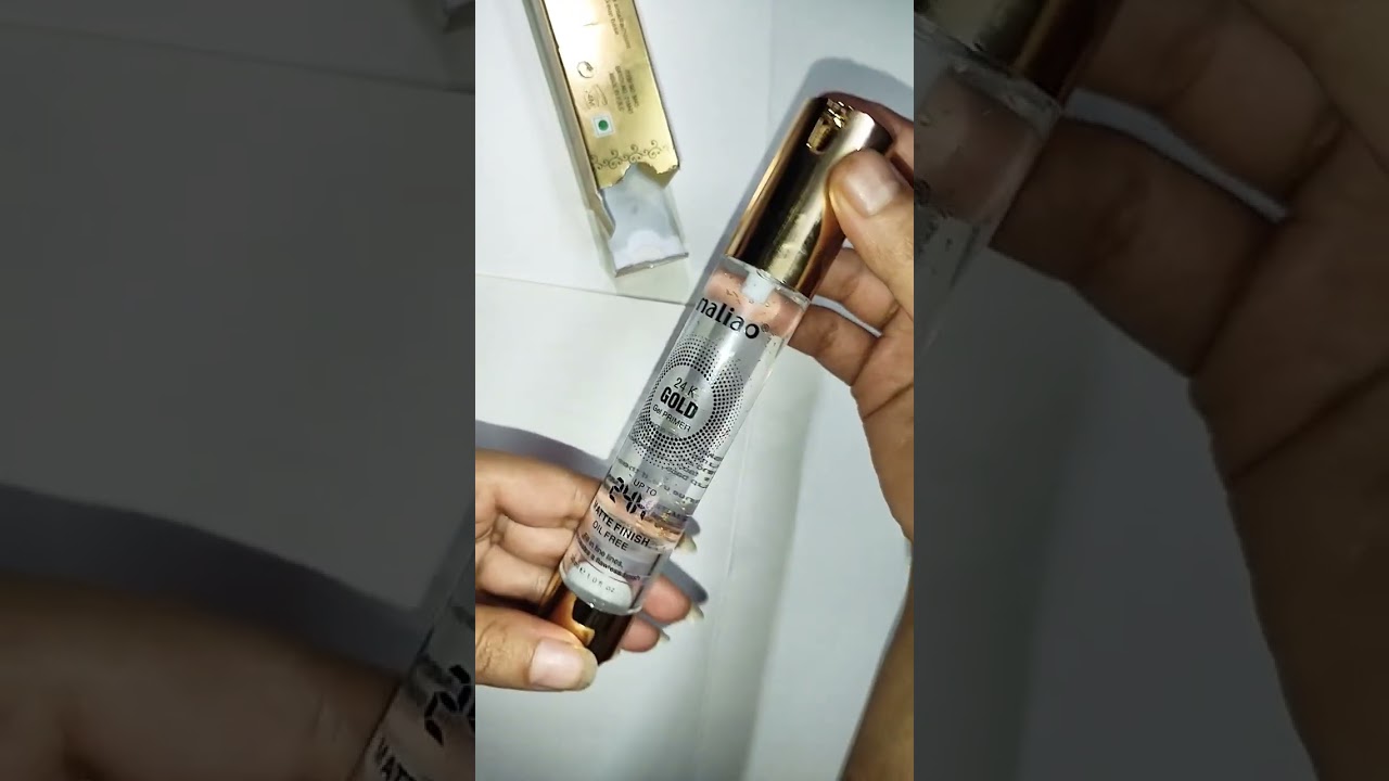 mailiao 24 k gold primer # matte finish# oil free 💖💖