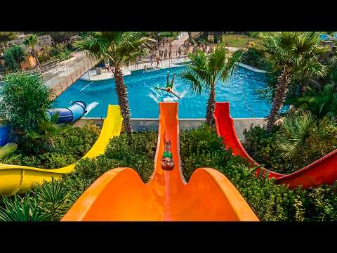 Slip & Fly Waterslides at Aquabrava Waterpark