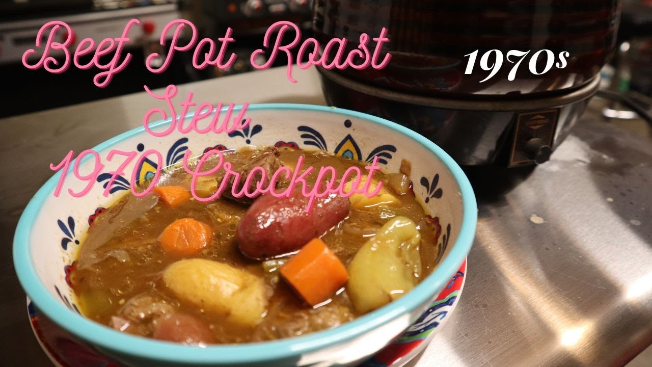 Beef Pot Roast Stew l 1970 Crockpot stew crockpotcooking Instant