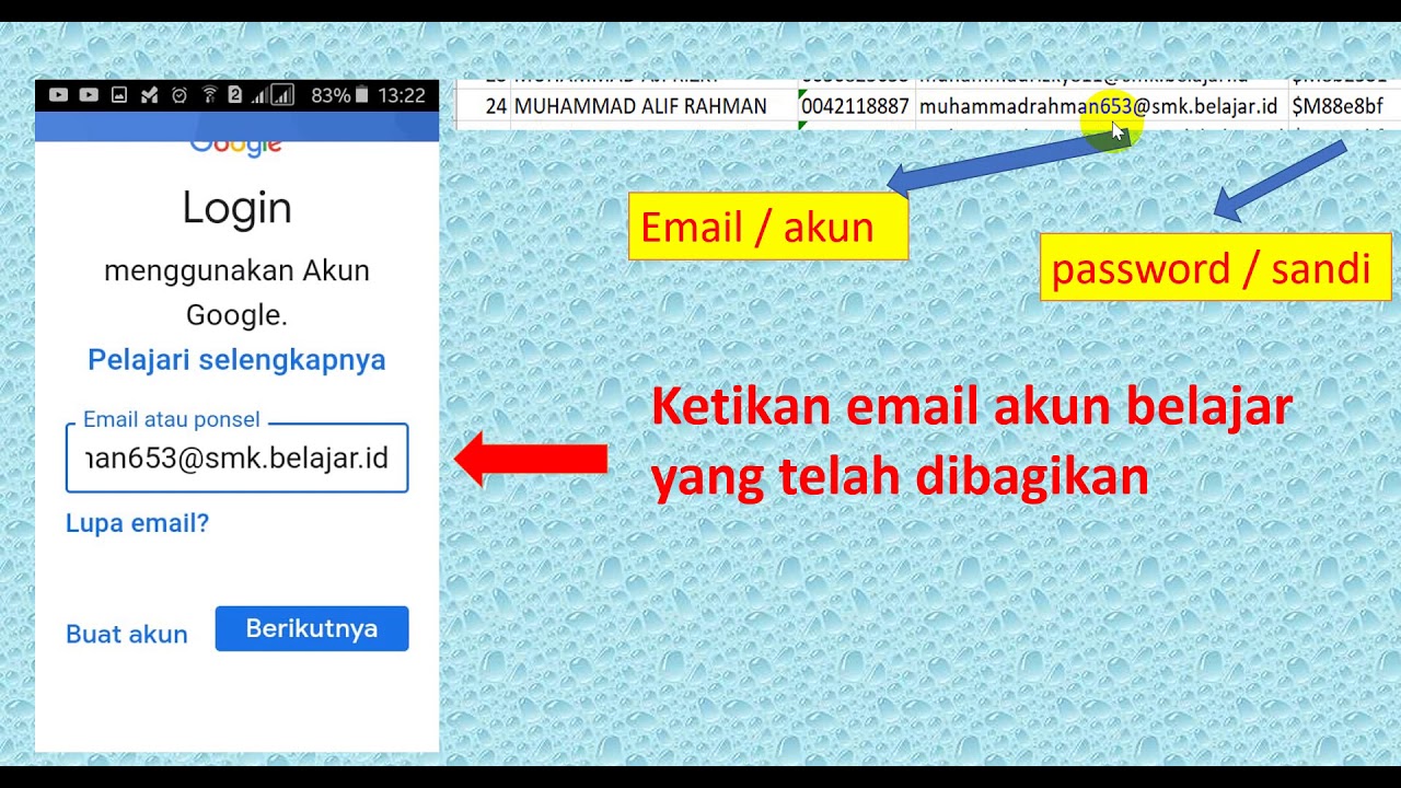 Cara Aktivasi akun belajar.id melalui HP 
