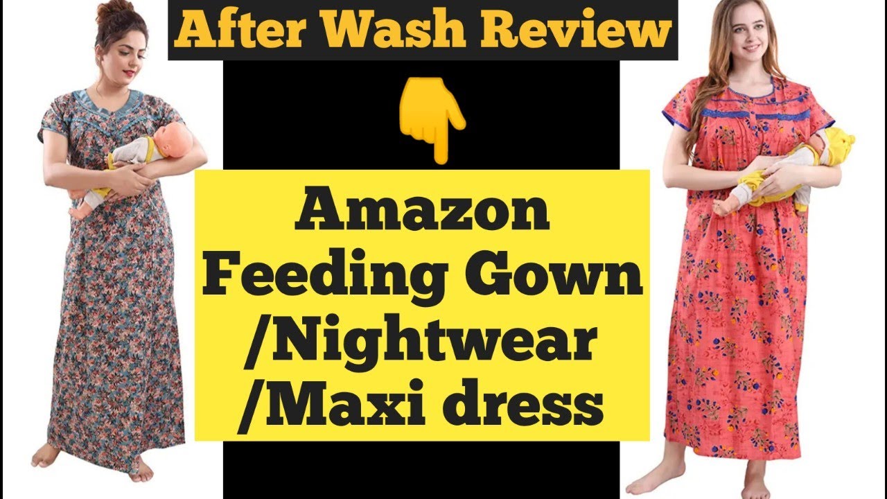feeding gowns amazon