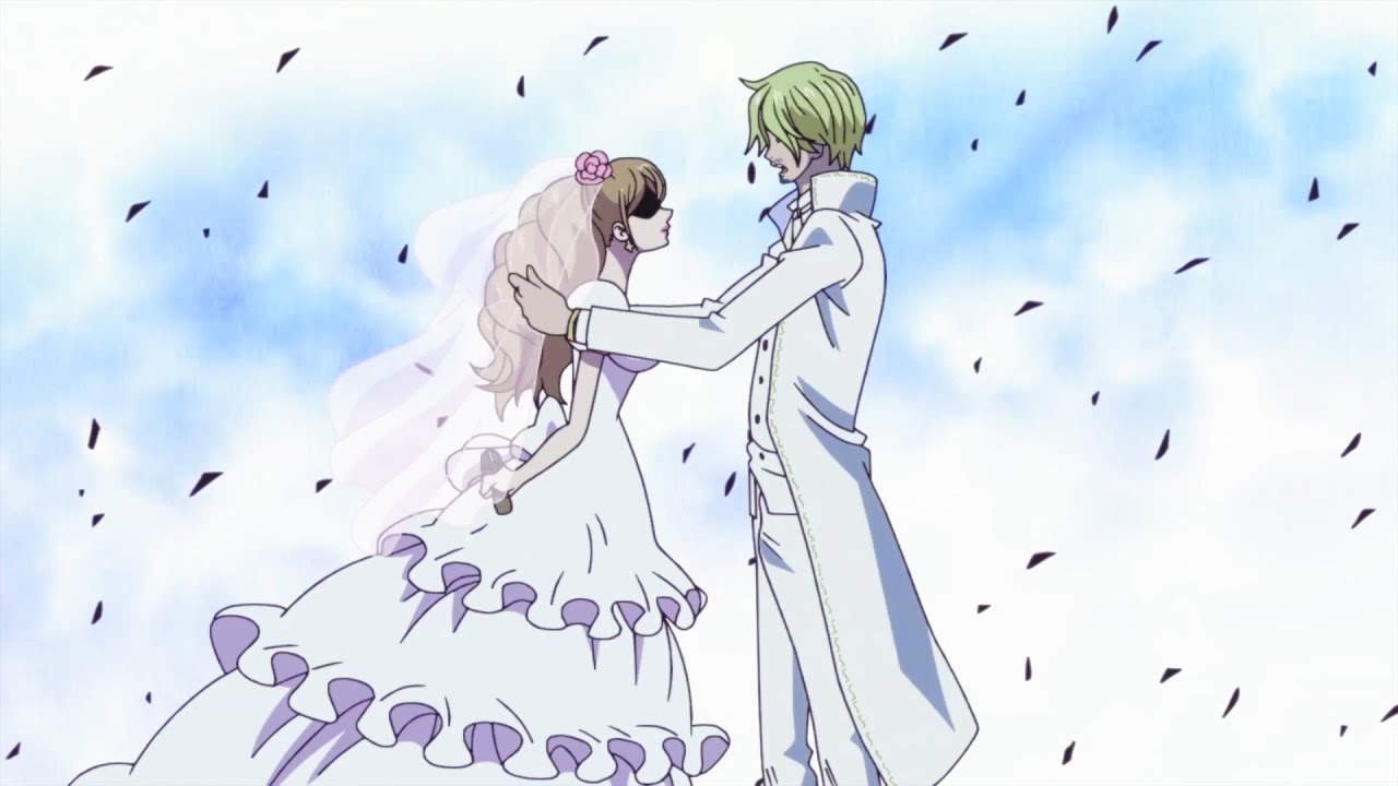 Pudding Is Touched By Sanji's Actions And Sincerity// プリンはサンジの行動と誠実さに感動します。