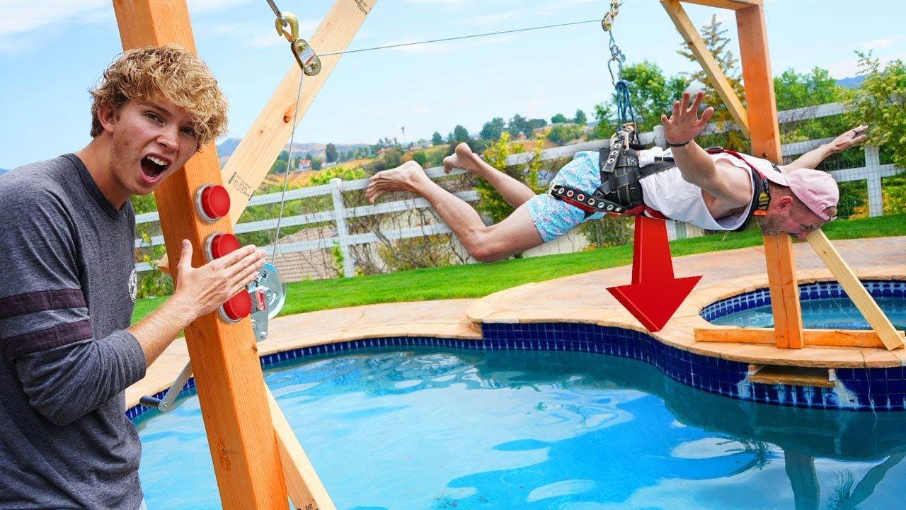 belly flop mystery button machine!! *dont push the wrong