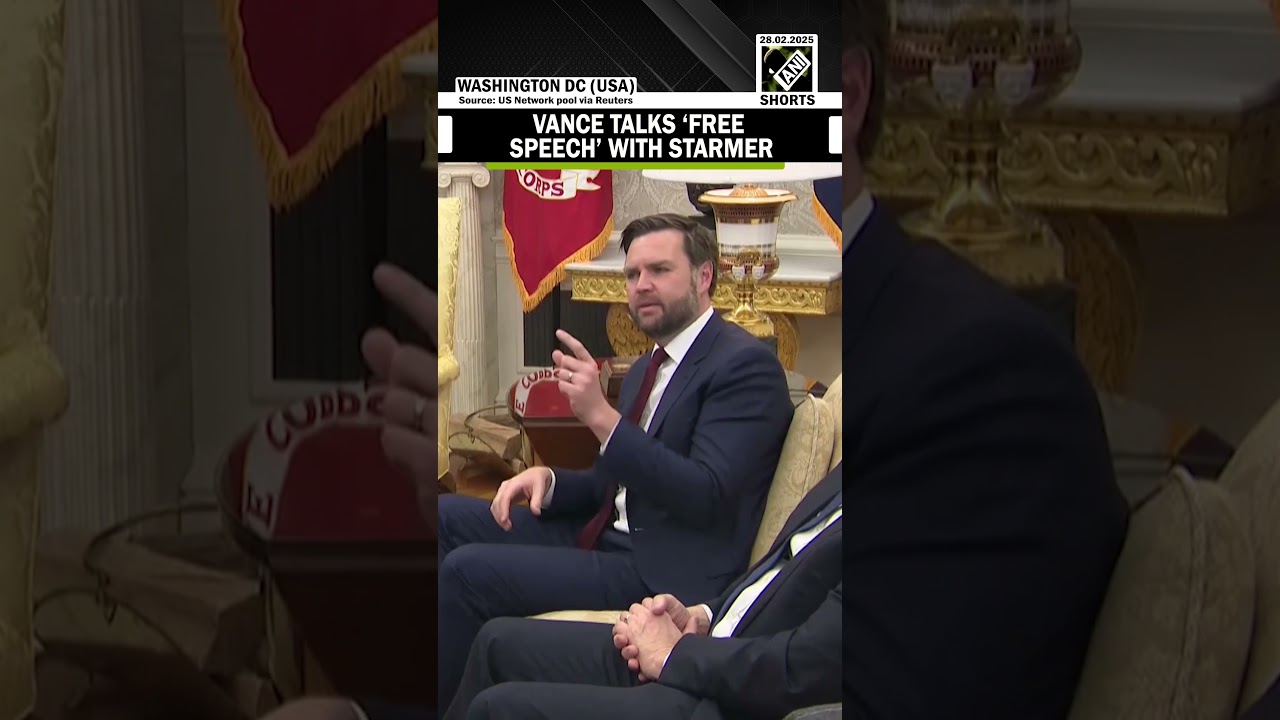 US VP JD Vance calls out Keir Starmer to his face on free speech concerns in UK