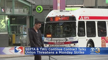 Talks Continue Between SEPTA And Union Ahead Of Monday Strike Threats