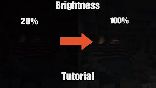 How To Change Brightness In Minecraft