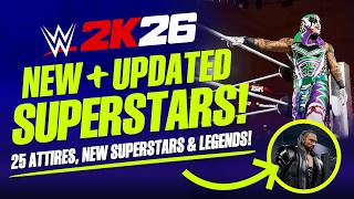 WWE 2K26: 25 New & Updated Superstars, Legends, Attires, Celebrities & More! screenshot 3