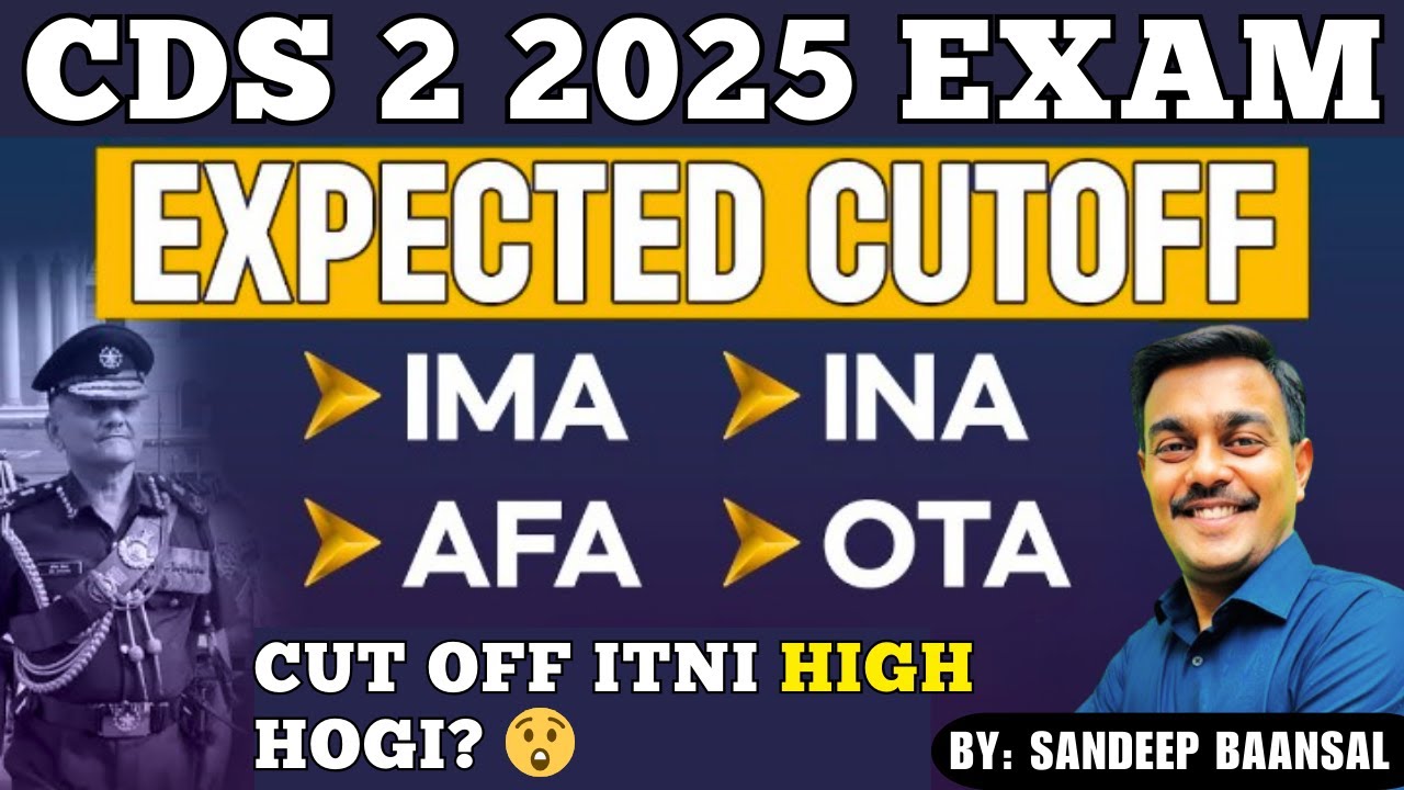 CDS 2 2025 Cut Off & Difficulty Level Full Prediction | Watch Before It’s Too Late!