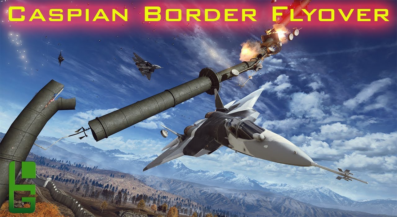 Battlefield 4 Cinematic Flyover Caspian Border
