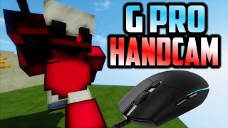 Minecraft Logitech G Pro HANDCAM - ROD SPAMMING TRASH TALKER TAKEN OUT LIVE