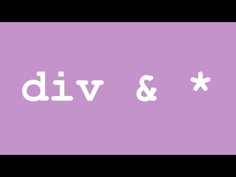 What are Universal and Type Selectors [CSS Tutorials for Beginners]