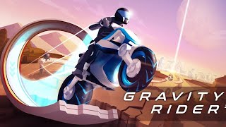 حصرياً افضل لعبة دراجات نارية حماسية للايفون معتمده على التوازن ( Gravity Rider Zero ) screenshot 1