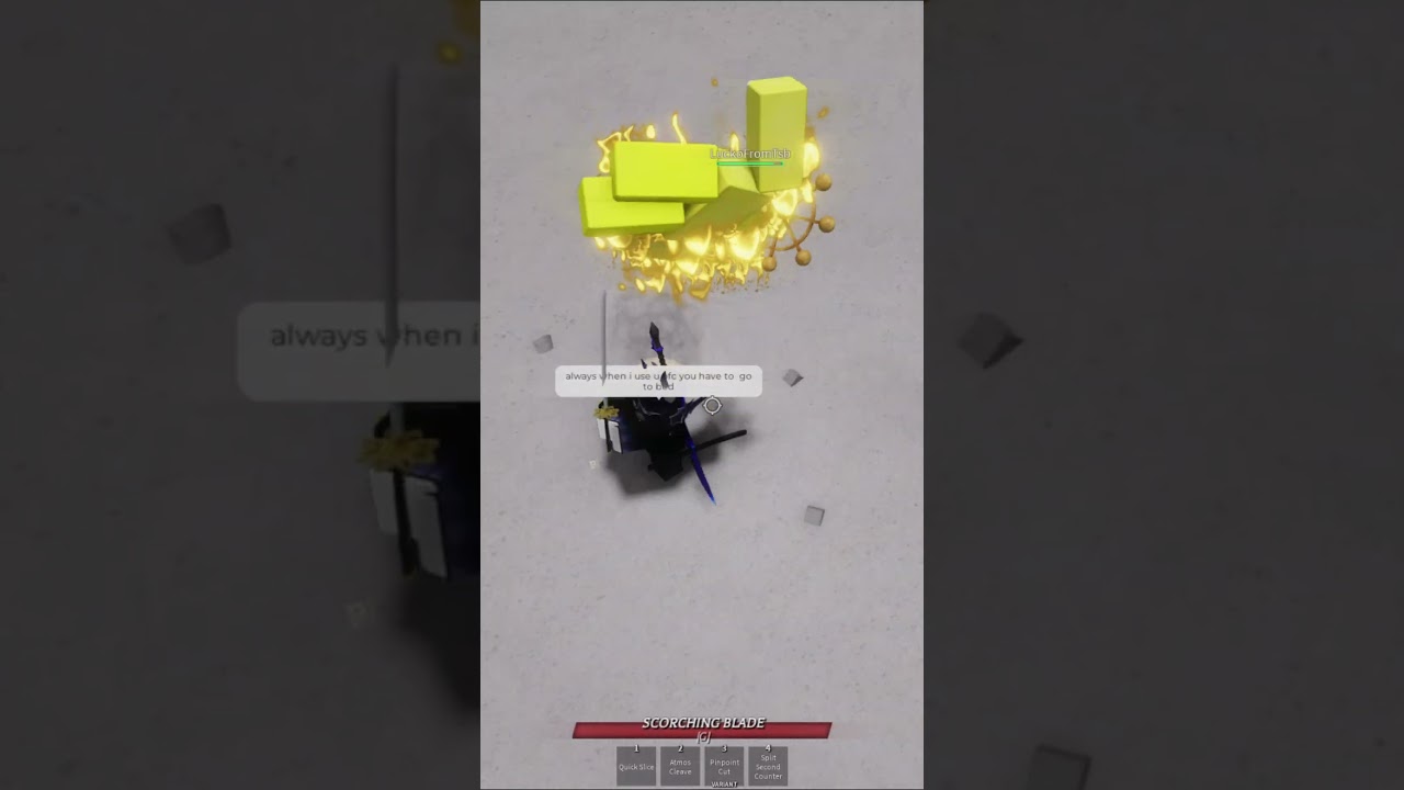 Flashy Tech! Atomic Samurai 100% Combo || The Strongest Battle Grounds ||