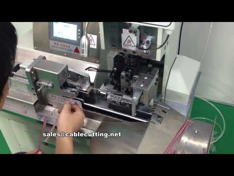 Flat Ribbon Cable Split and Terminal Crimping Machine