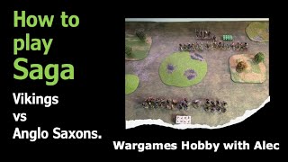 How to play saga, the Wargame rules for the Dark Ages.. Vikings vs Anglo Saxons. War-games Hobby screenshot 5