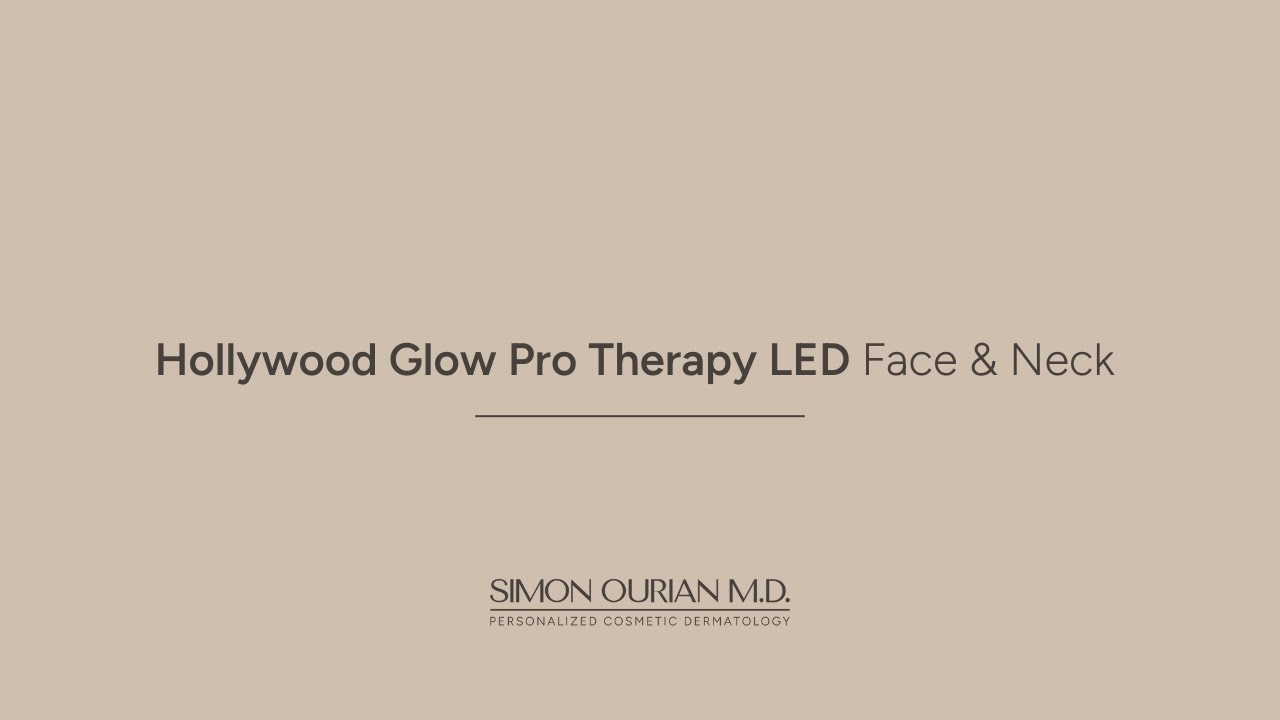 How to use the HOLLYWOOD GLOW PRO THERAPY LED FACE & NECK