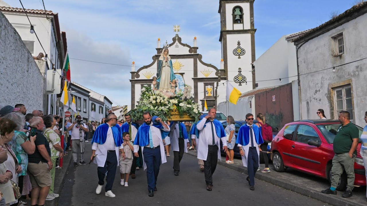 Saida da Procissão de Nª Srª da Misiricordia Cabouco Cidade Lagoa 28 09 2025