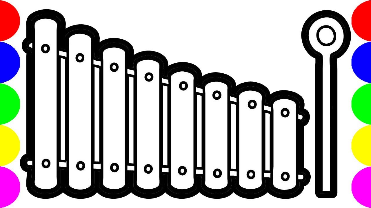 Jingle Bells Xylophone Drawing Pictures Easy Images for Kids Jolly Toy Art YouTube