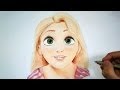 Rapunzel  from disney  speed drawing