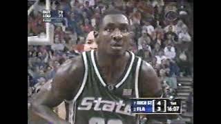 2003 NCAA Tournament Second Round: #7 Michigan State Spartans vs. #2 Florida Gators (3-23-03)
