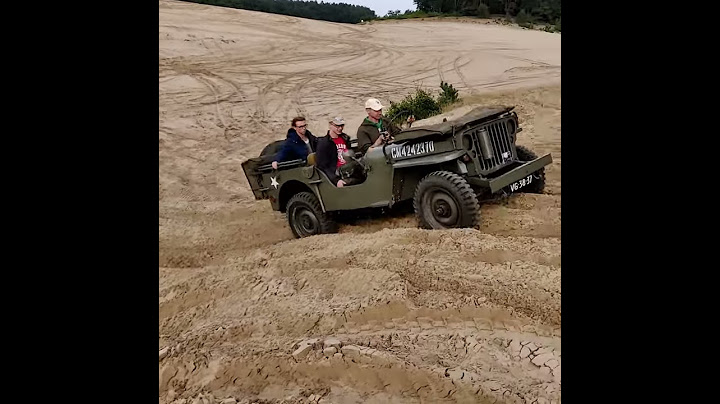 WWII Jeeps off-road hill climb (Full video link in the comments)