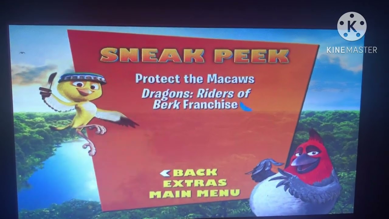 Sneak Peeks Menus