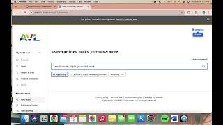 Alabama Virtual Library Tutorial- LM 566- Juliana Sanderson