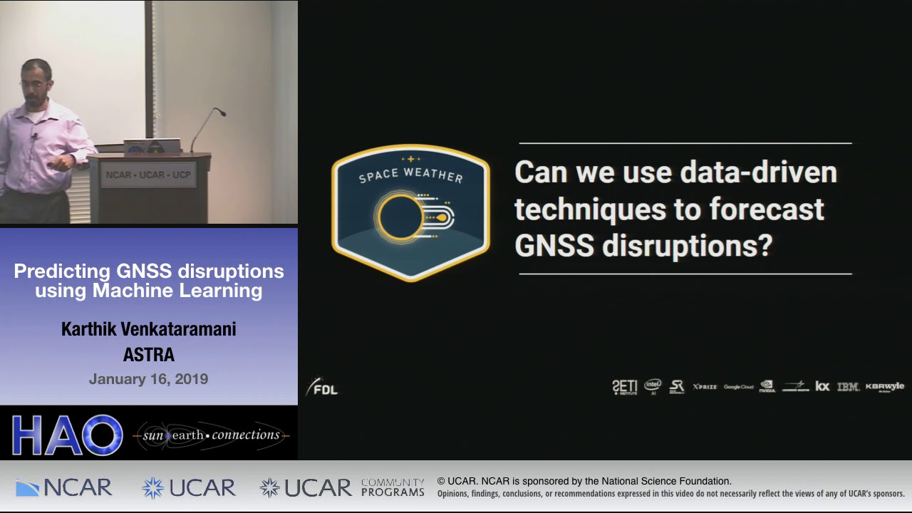 Karthik Venkataramani | ASTRA | Predicting GNSS Disruptions Using Machine Learning