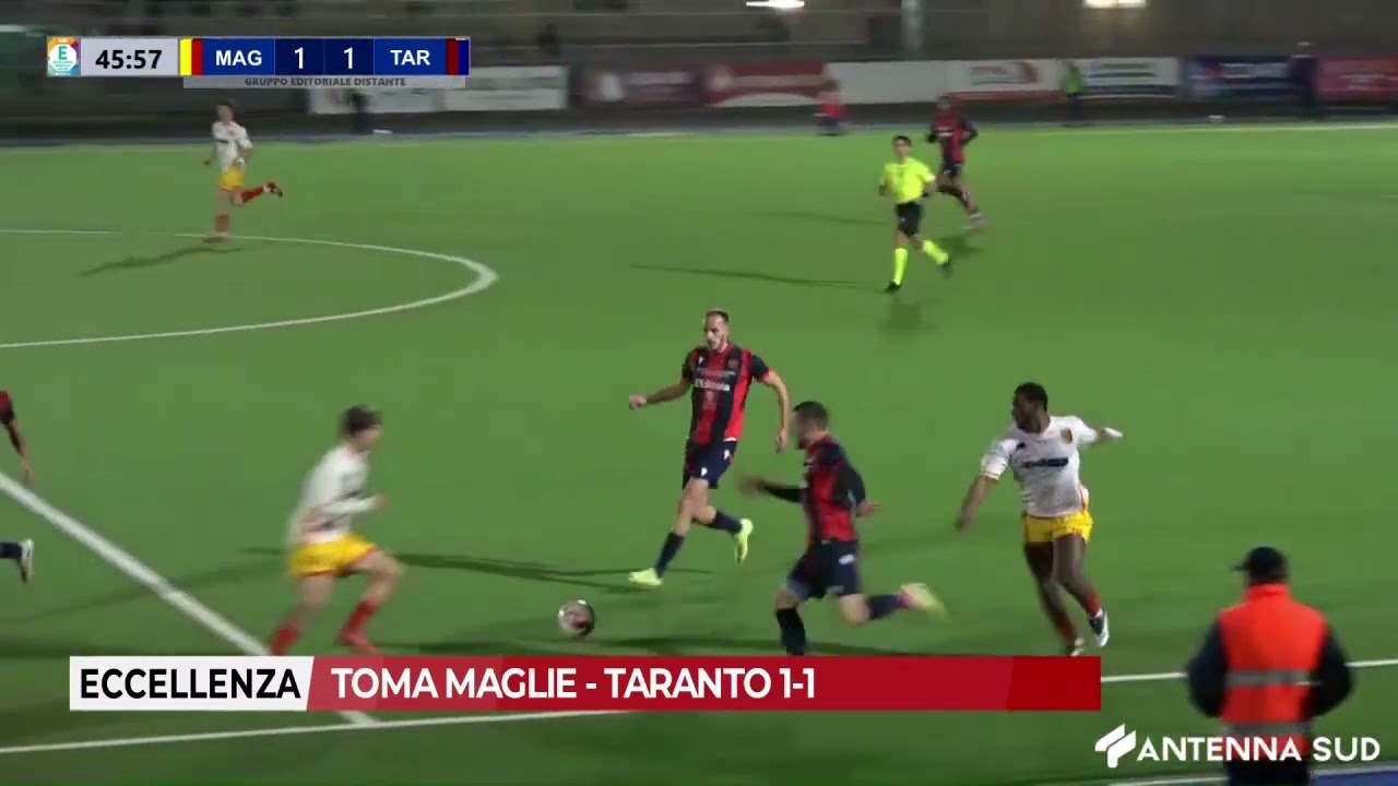 19 FEBBRAIO 2026 - ECCELLENZA: TOMA MAGLIE - TARANTO 1-1