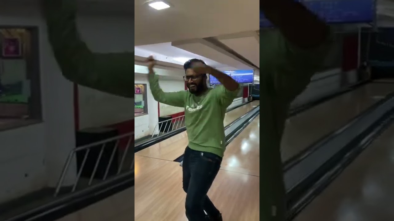Bowling 🎳 fun Sam Vishal Janani Rosario YouTube