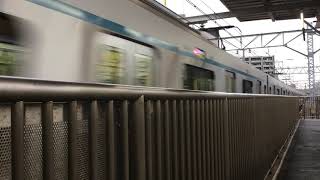 東急目黒線東急2020系急行日吉行武蔵小杉駅到着。