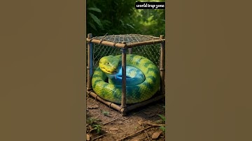 🐍🔧 Snake Trapped in DIY Tool Trap – 😱 Shocking Moment!  #short #viralshorts #trendingshorts